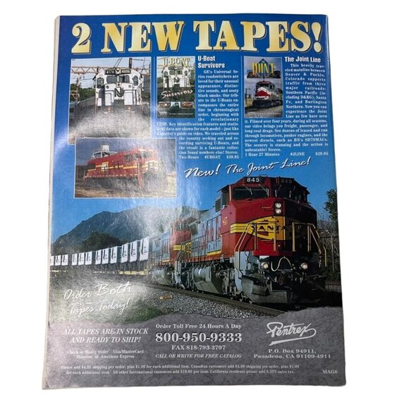 Trains Magazine of Railroading u February 1996 Vol 56 No 2 Private Cars Trave - Picture 4 of 10